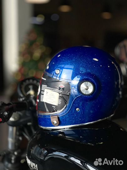 Мотошлем bell Bullitt Blue Flake