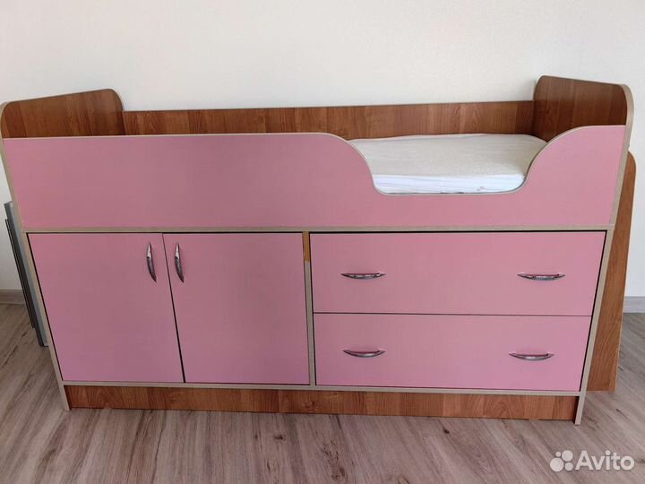 Кровать 70*160 с ортоматрасом Аскона,подушка+одеял