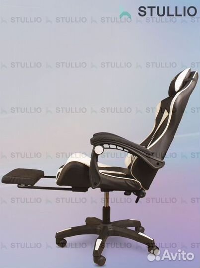 Компьютерное игровое кресло геймерское с массажем
