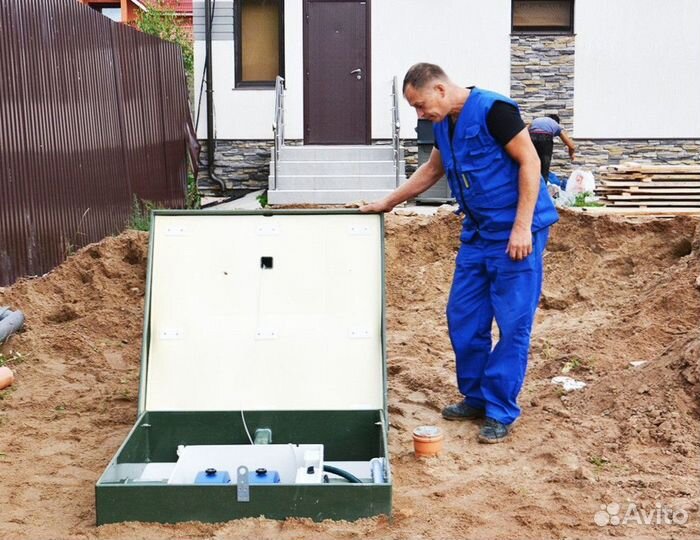 Монтаж септика под ключ