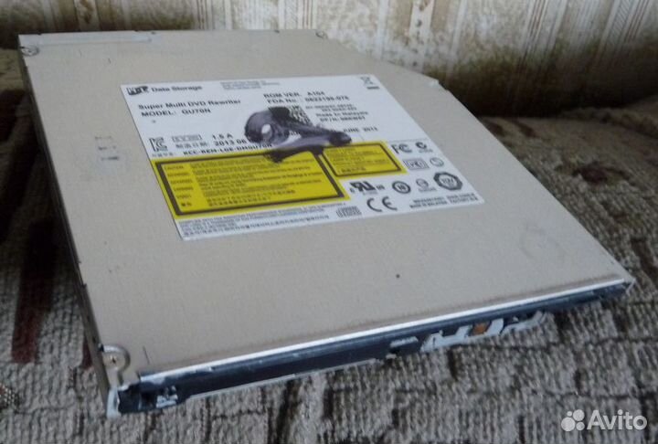 Пишущий dvd Hitachi -LG GU70N от ноутбука dell