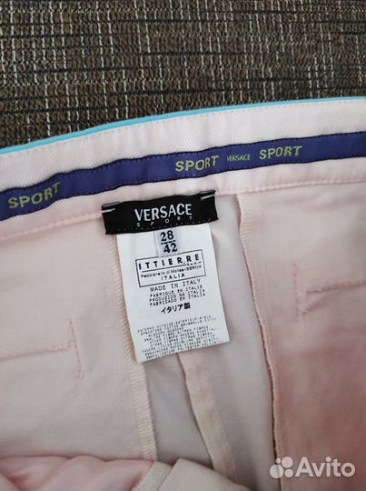 Пудровые брюки Versace sport оригинал Италия