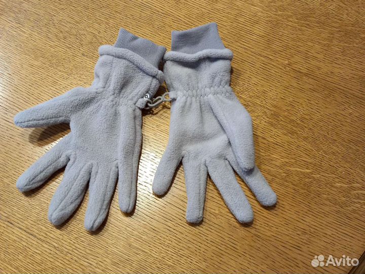 Перчатки флисовые на 7-9 лет