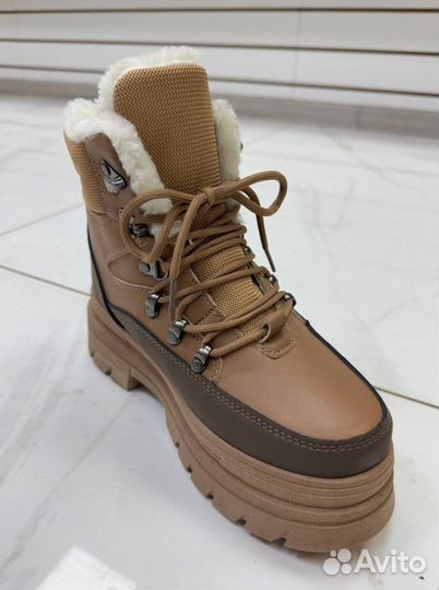 Ботинки натуральная шерсть зима