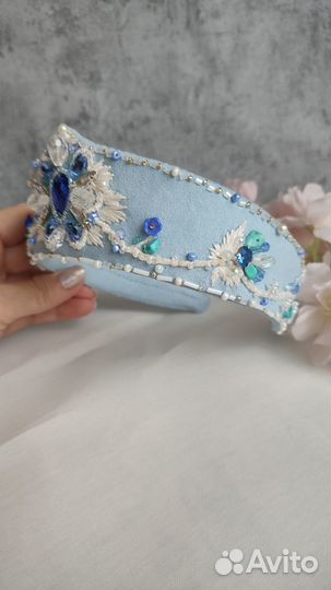 Ободок для волос ручной работы