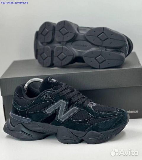 Мужские Кроссовки New Balance 9060 Black (Арт.9392