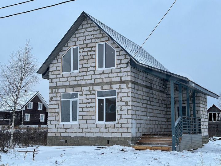 Коттедж 112 м² на участке 8 сот.