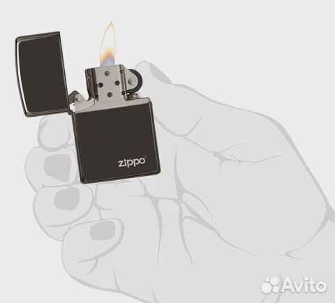Зажигалка бензиновая Zippo 24756ZL Ebony
