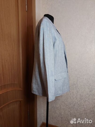 Пиджак женский с твидовым принтом M-L (46-48)