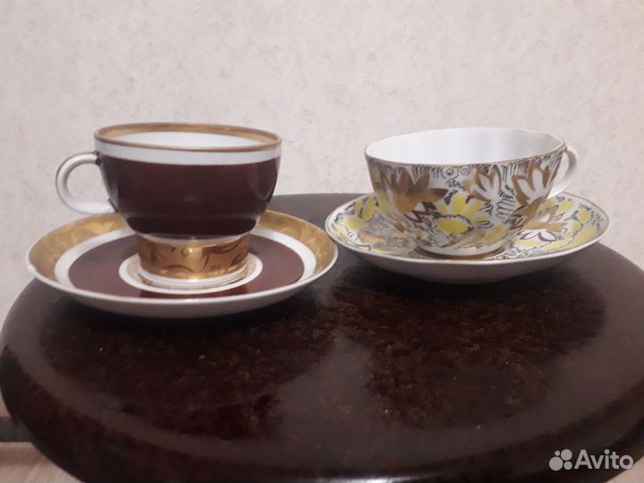 Чашки, блюдца, чайник, лфз, Пролетарий, Вербилки