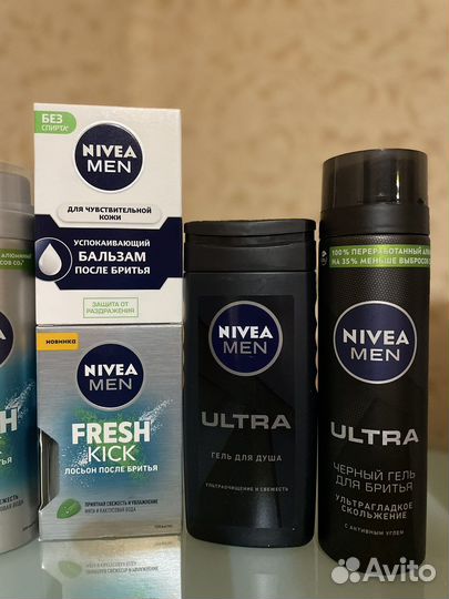 Nivea мужская и женская косметика