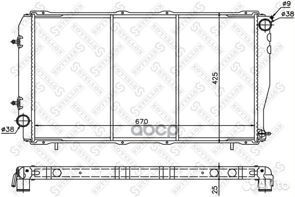 10-26242-SX радиатор системы охлаждения АКПП S