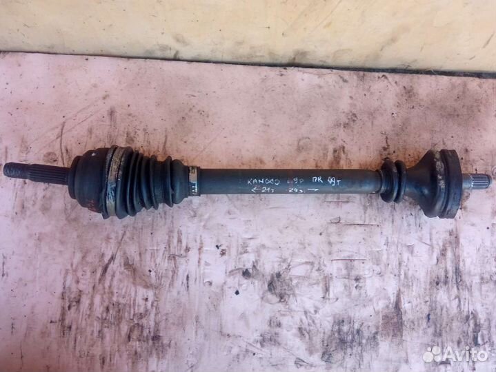 Полуось передняя правая (приводной вал, шрус) Rena