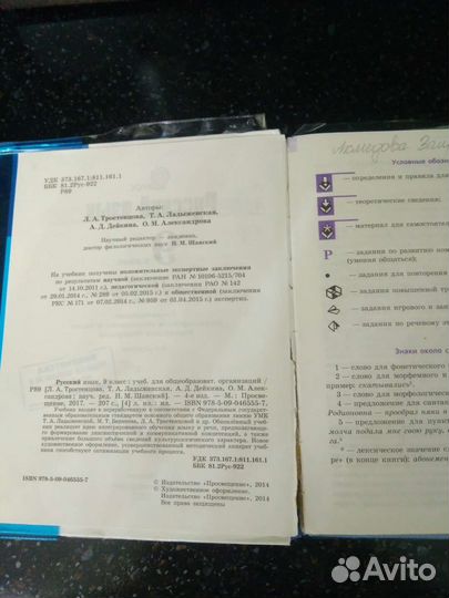 Русский язык 9 класс