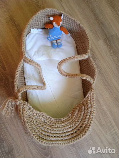 Плетёная люлька/ корзина/ переноска/ колыбель