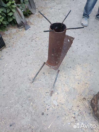 Печь металлическая ракета