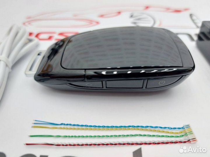 Смарт ключ Шевроле дизайн Мерседес черный