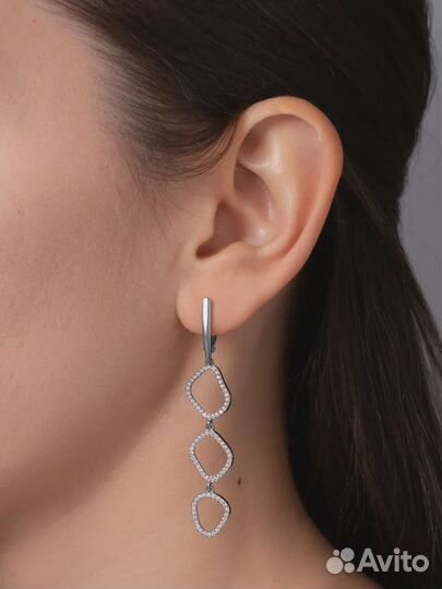 Серебряные серьги 