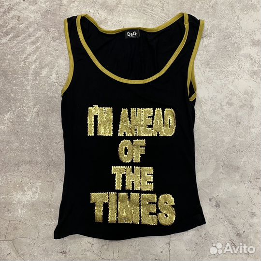Dolce&Gabbana Майка Винтаж Y2K Оригинал