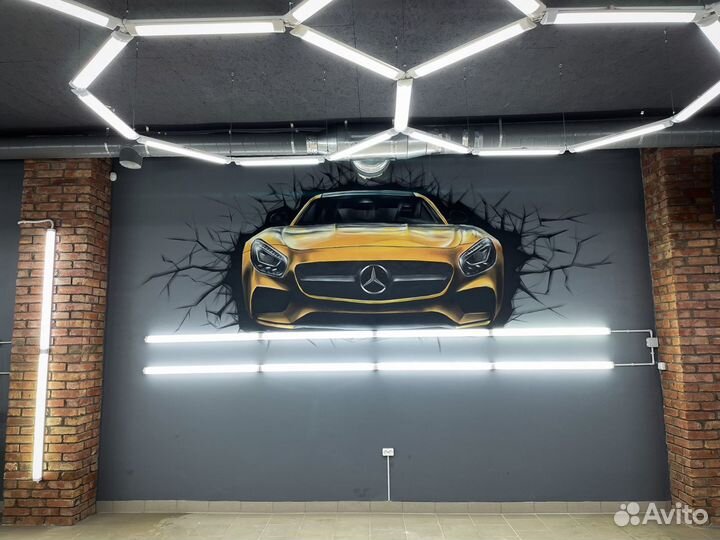 Граффити оформление, роспись стен