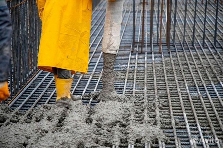 Доставка бетона миксером М 200