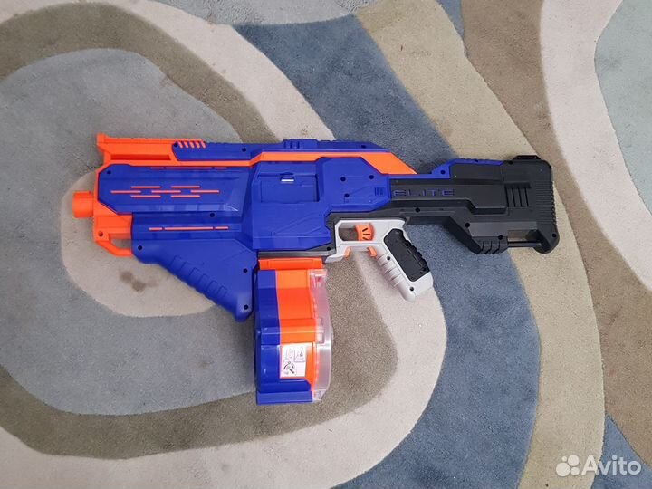 Nerf-автомат детский+ещё 1 автомат в подарок