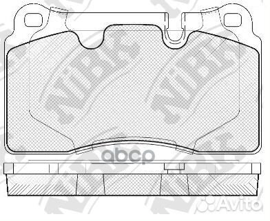 Колодки передние nibk PN0486 PN0486 NiBK