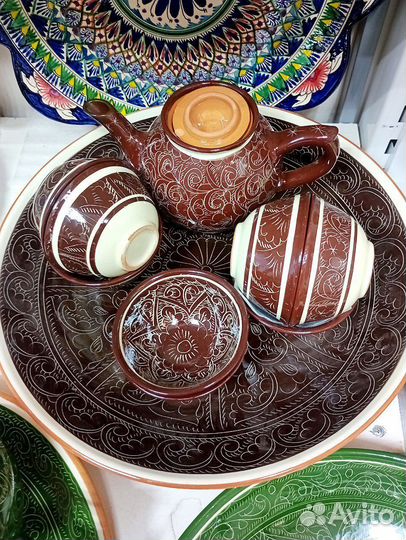 Узбекская посуда (г. Риштан)