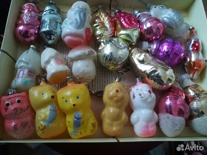 Елочные игрушки СССР и ГДР