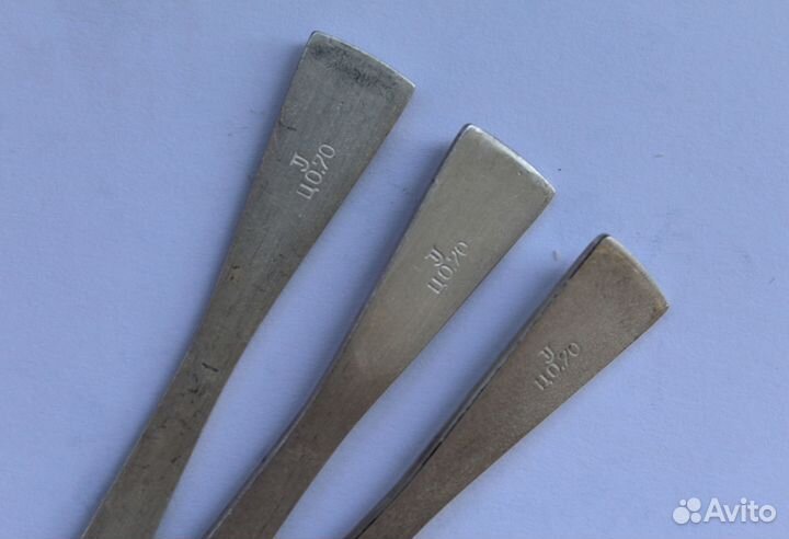 Ложки кофейные мельхиоровые СССР