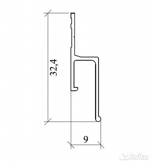 Алюминиевый Профиль Евро Стеновой