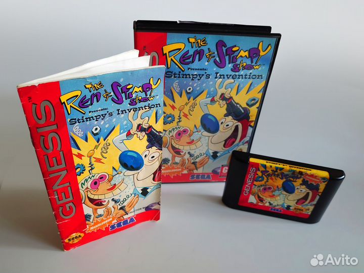 Ren & Stimpy оригинальный картридж Sega Genesis