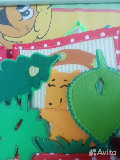 Развивающая книжка из фетра