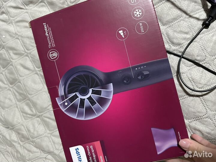 Фен philips новый
