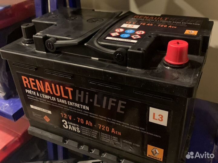 Аккумулятор 70ач На Рено