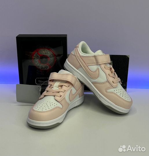 Кроссовки детские nike jordan pink