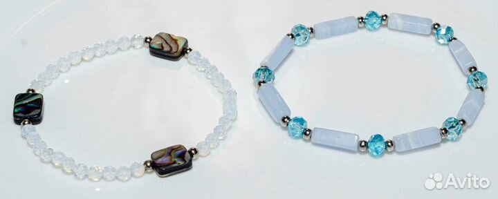 Браслеты из жемчуга перламутра натуральных камней