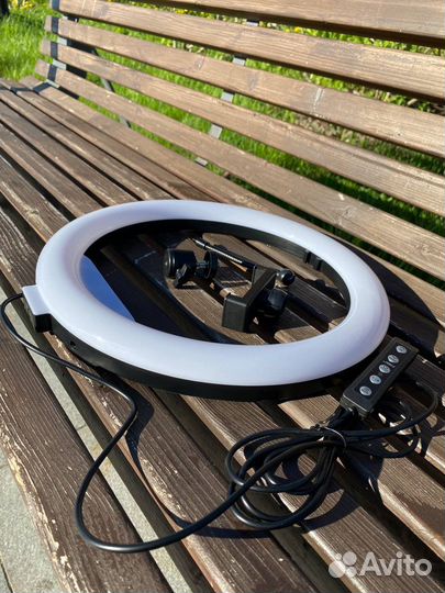 Кольцевая лампа со штативом 33 см