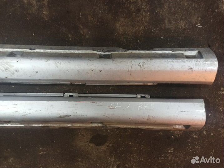 Накладка на порог Opel Vectra C хетчбэк 5-ти дв