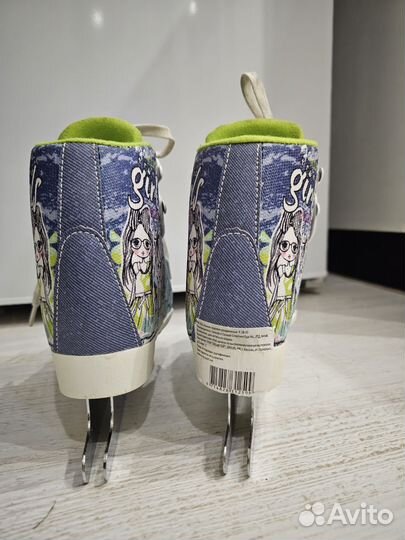 Коньки двухполозные раздвижные