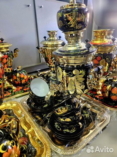 Самовар электрический расписной с автоотключением