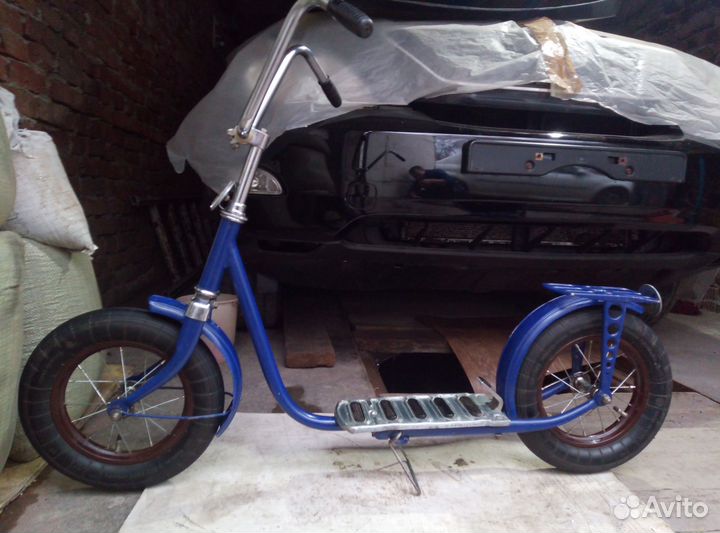 Самокат СССР надувные колеса детский