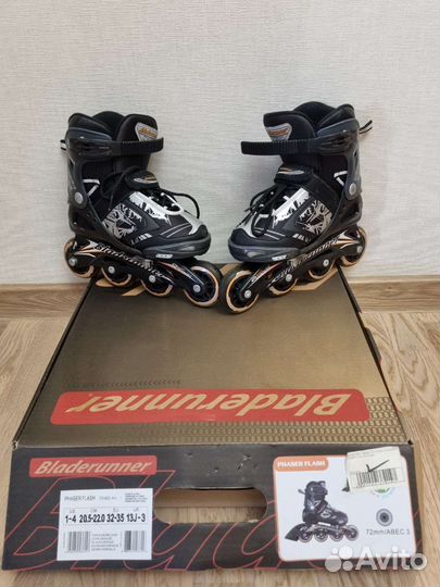 Роликовые коньки детские bladerunner phaser flash