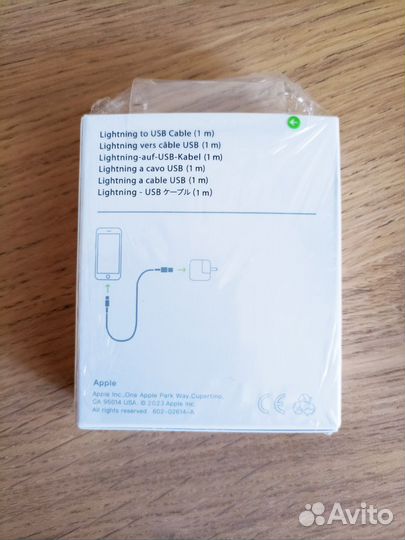 Кабель USB - Lightning Apple оригинал