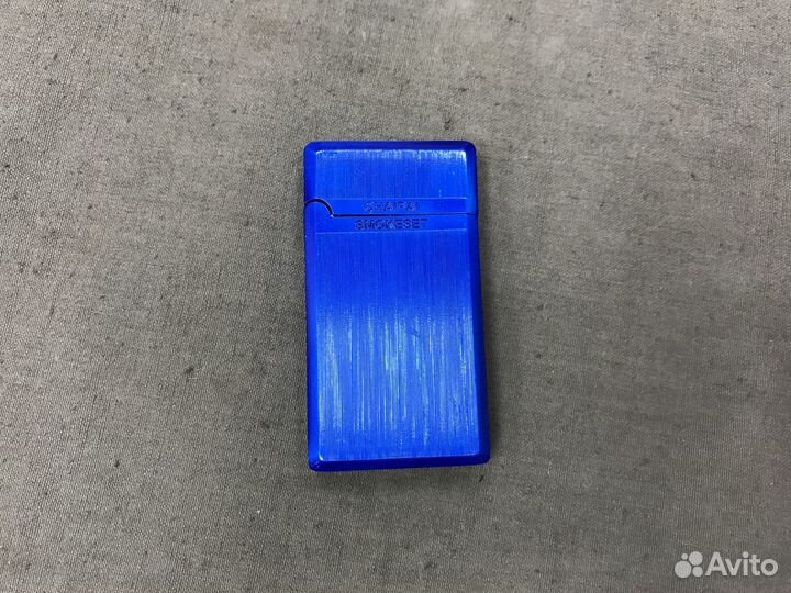 Зажигалка турбо синяя