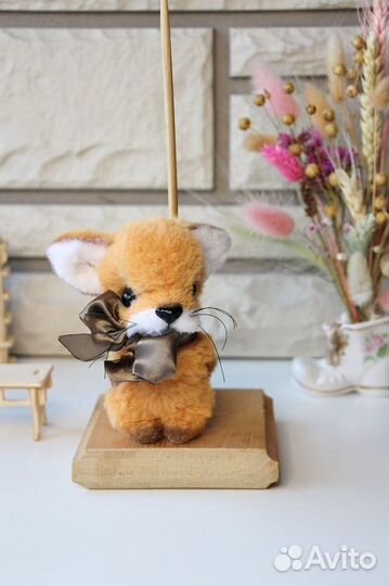 Пушистые игрушки ручной работы котята,лисы,зайцы