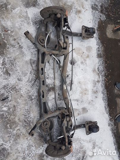 Задняя подвеска много-рычажка vag mqb