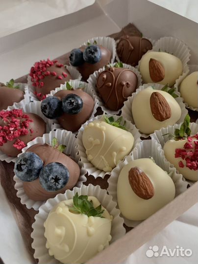Набор клубника в шоколаде доставка