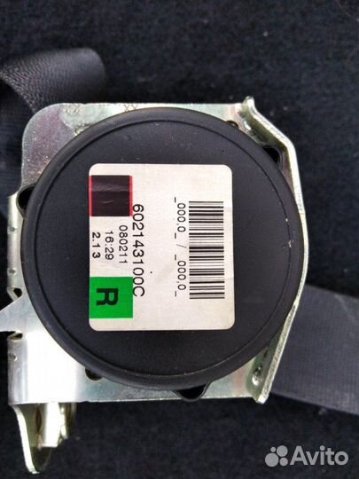 Ремень безопасности правый Opel Astra H GTC Z14XEP