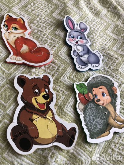 Детские пазлы, игры и развивающие карточки